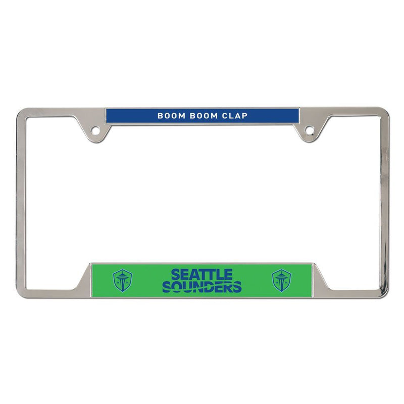 Seattle Sounders License Plate Frame Metal