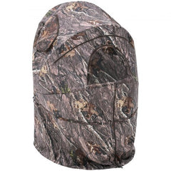 Hunting Blind, Single Person Ground Blinds with Carrying Bag, Portable Camouflage Tent, Reinforced Durable Concealed Shelter with Silent Zipper Door and Window, for Turkey and Deer
